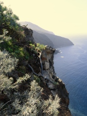 Steilküste beim Prois de Lomada Grande.