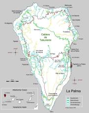 Karte von La Palma
