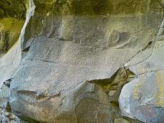 Petroglyphen in der Zarza.